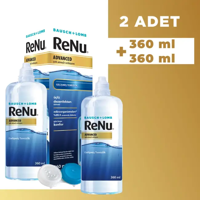 Renu Advance Solüsyon 360 ml + 360 ml (2 adet) - 1